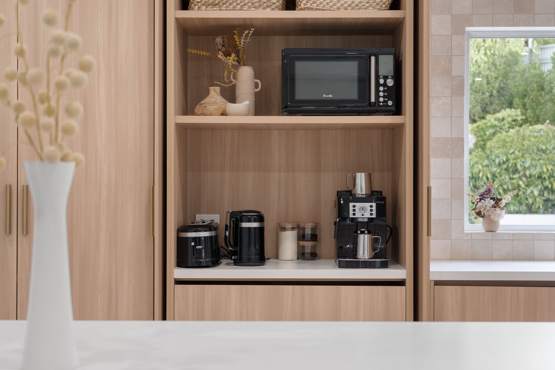 Integrated timber cabinetry and storage